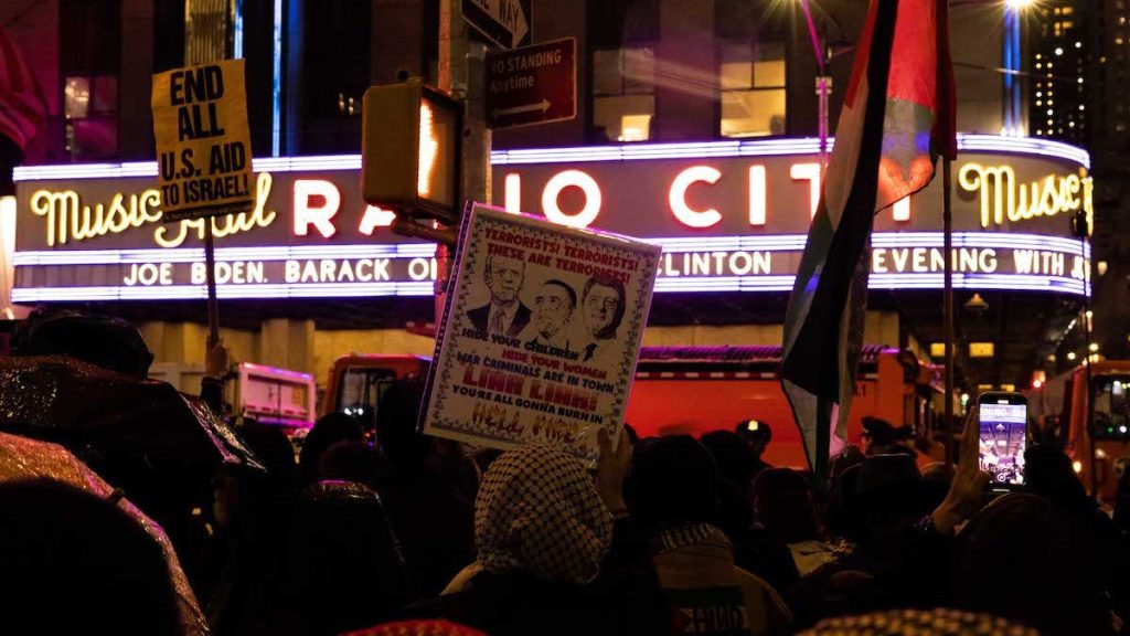 , 202403Radio City Music Hall Pro Palestine Protests