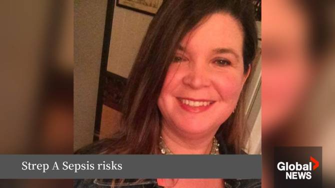 Click to play video: N.B. woman warns of the dangers of strep A