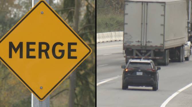 Click to play video: Traffic Tips: How to merge safely