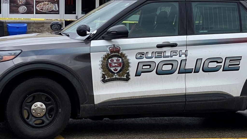 , 202302Guelph Police Cruiser Outside Crime Scene