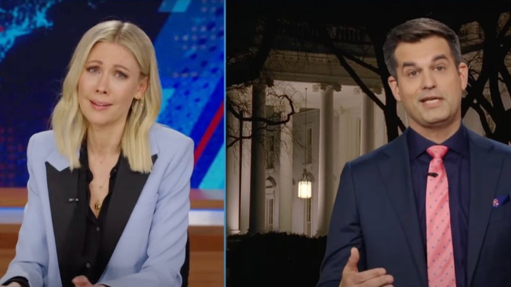 , 202404Daily Show Desi Lydic Michael Kosta
