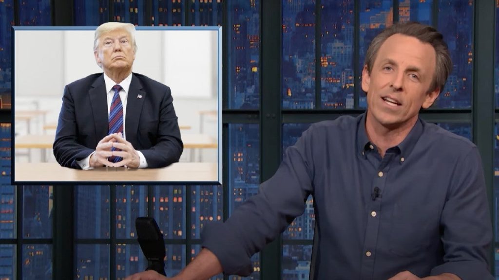 , 202404seth meyers trump closer look